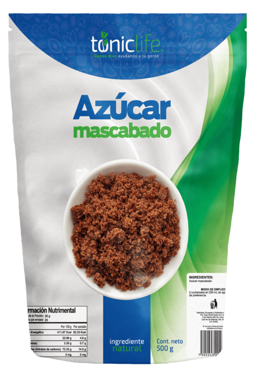 Azúcar mascabado Toniclife 500g