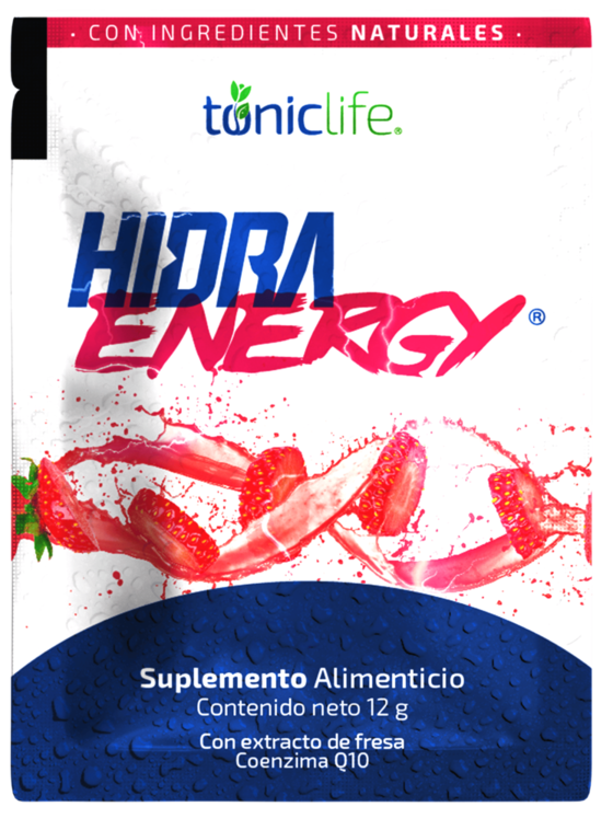 Hidra Energy Toniclife caja con 30 sobres de 12 gr c/u