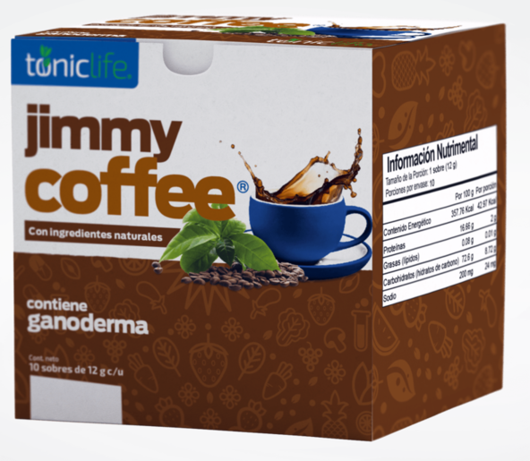 Jimmy coffee Toniclife Caja 10 sobres con 12 gr c/u