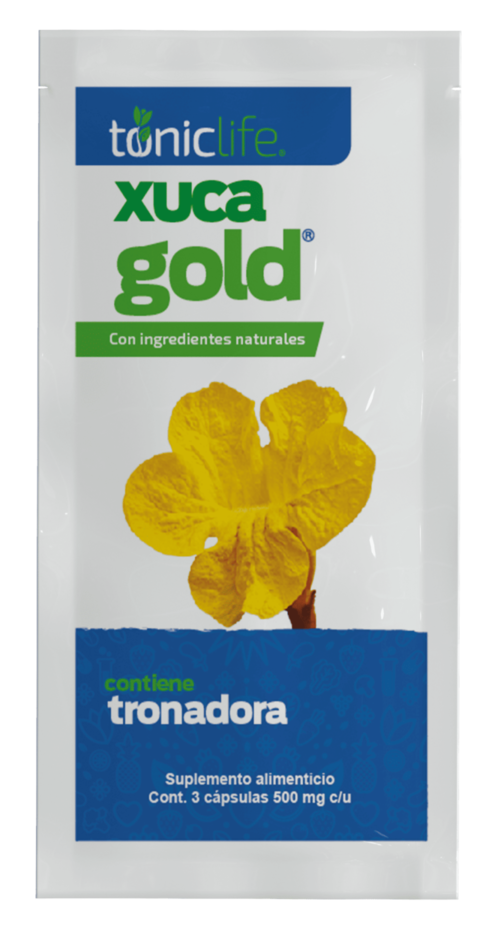xuca gold Toniclife sobre 3 caps